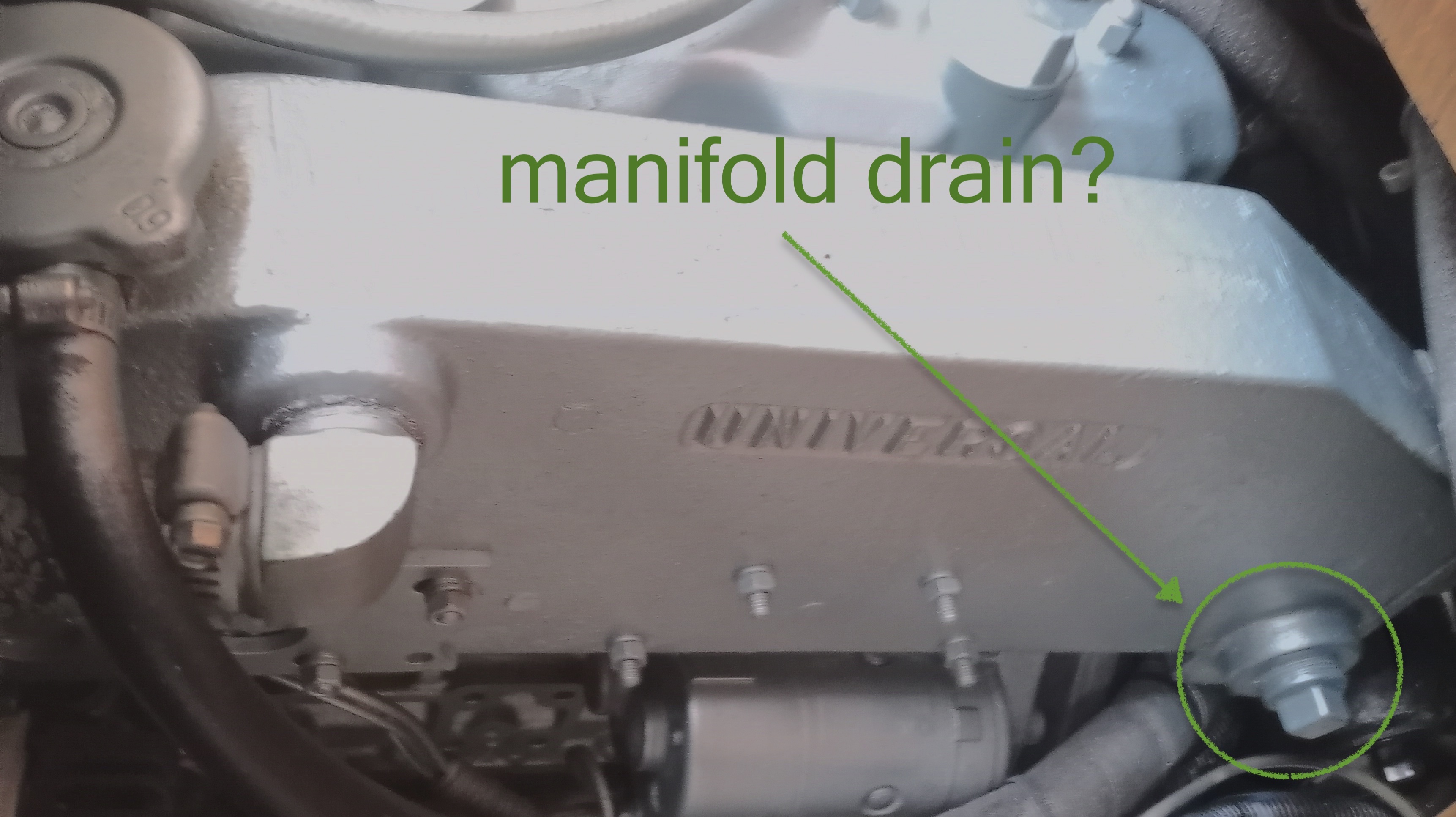 M35B Exhaust Manifold Drain Catalina 36/375 International Association